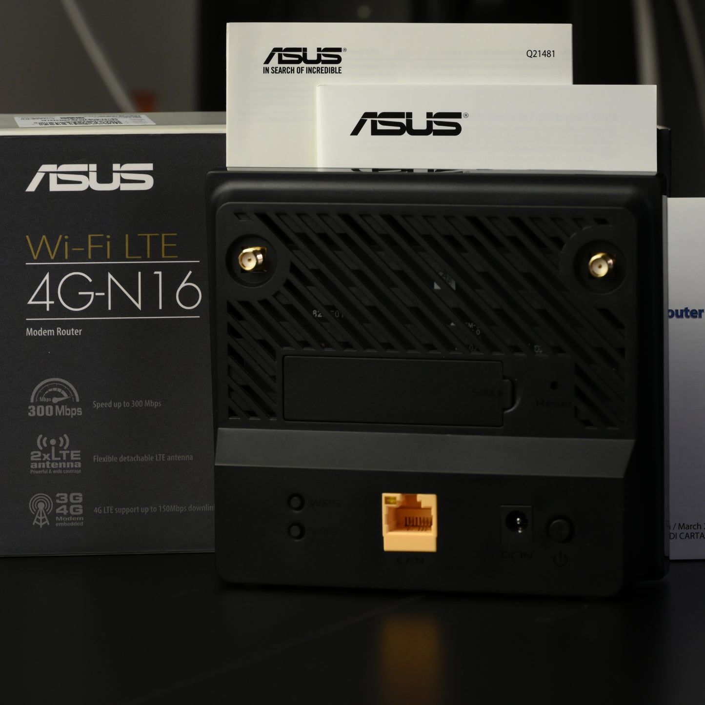 ASUS 4G-N16 Wi-Fi LTE Modem Router - used