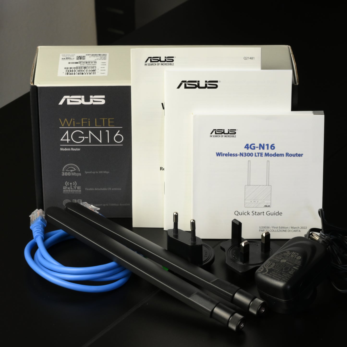 ASUS 4G-N16 Wi-Fi LTE Modem Router - used