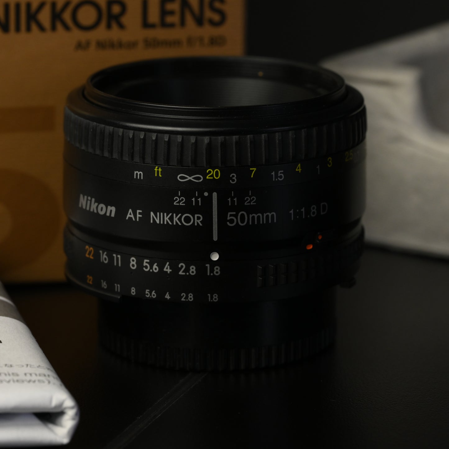 Nikon AF Nikkor 50mm f/1.8D DSLR Lens (Excellent Condition)