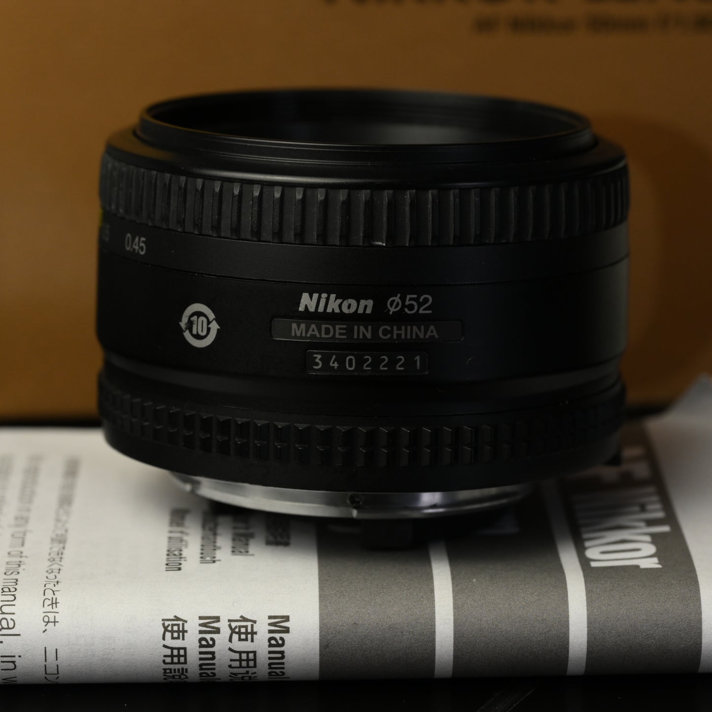 Nikon AF Nikkor 50mm f/1.8D DSLR Lens (Excellent Condition)