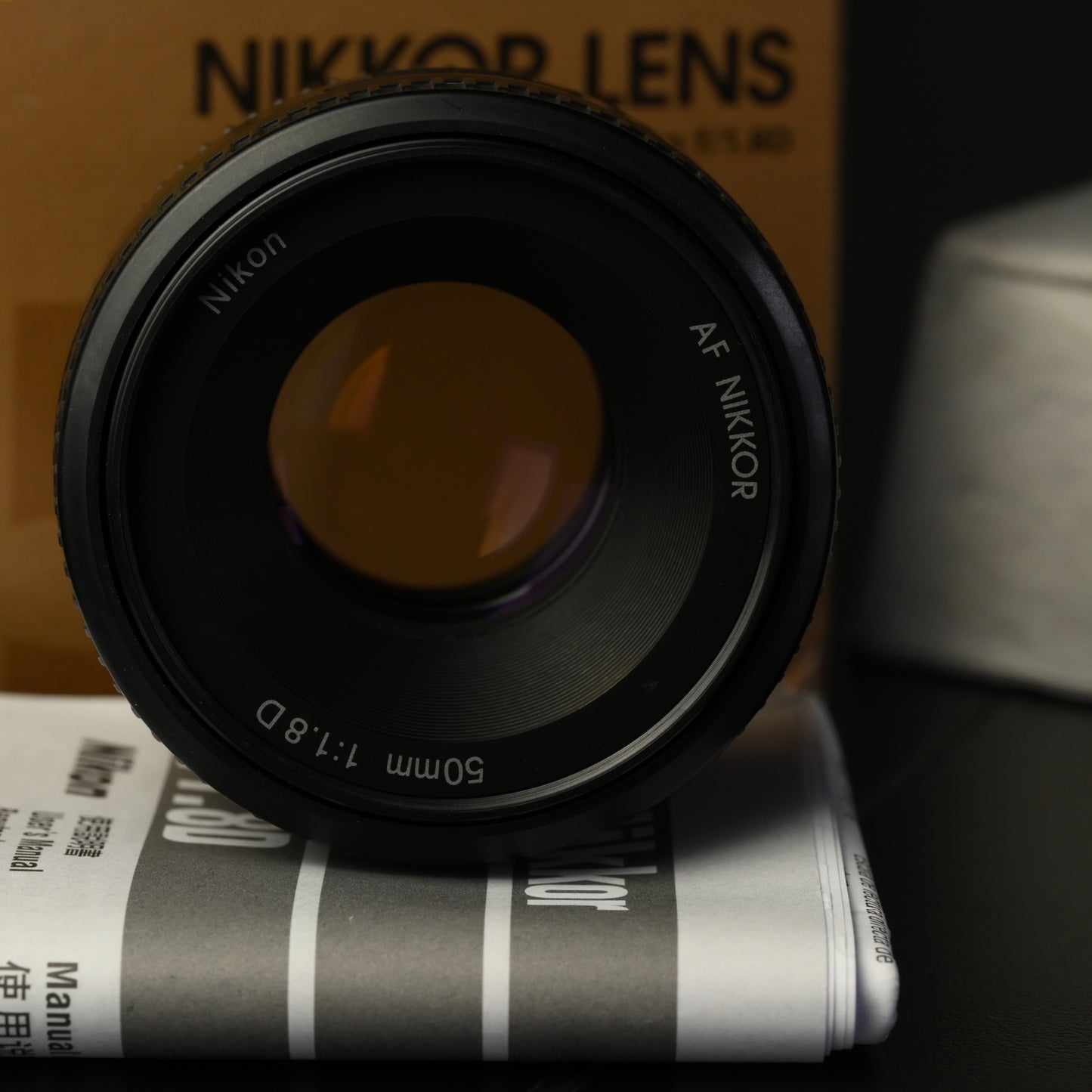 Nikon AF Nikkor 50mm f/1.8D DSLR Lens (Excellent Condition)