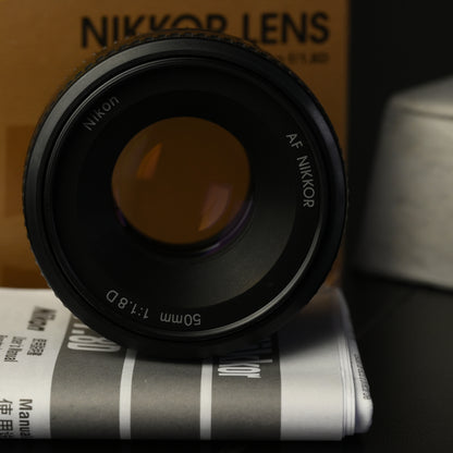 Nikon AF Nikkor 50mm f/1.8D DSLR Lens (Excellent Condition)