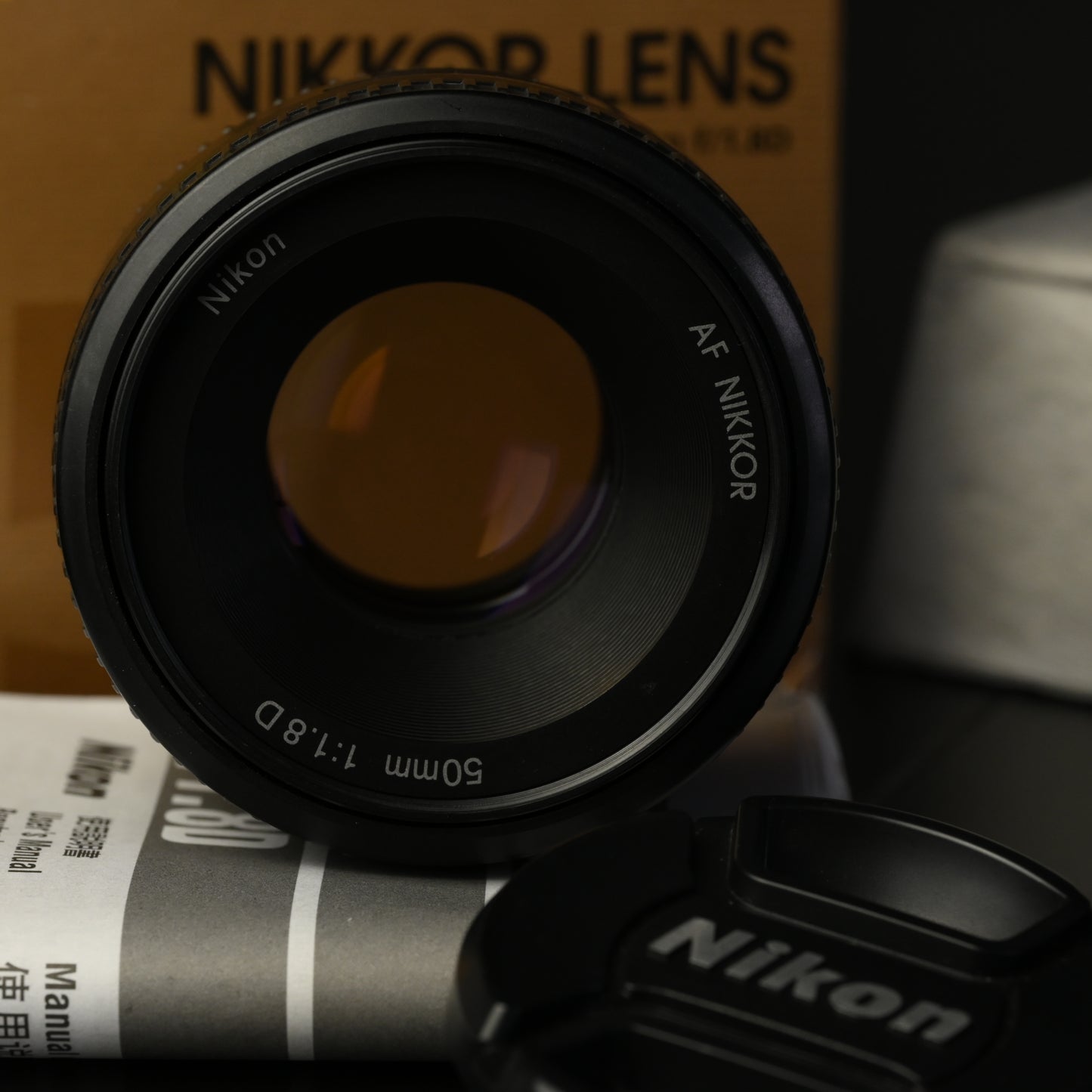 Nikon AF Nikkor 50mm f/1.8D DSLR Lens (Excellent Condition)