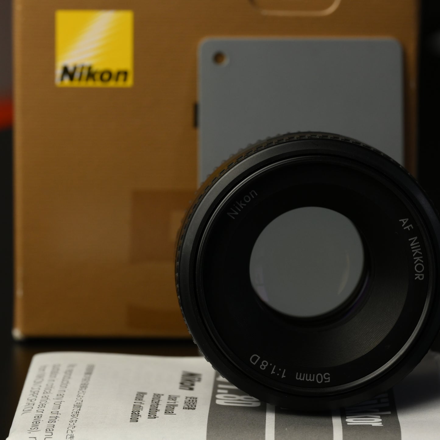 Nikon AF Nikkor 50mm f/1.8D DSLR Lens (Excellent Condition)