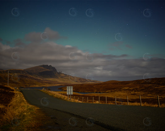 Loch Fada at night - DNG + NEF ( Raw FILE )