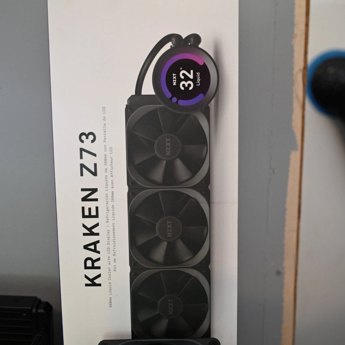NZXT Kraken Z73 360mm AIO Liquid Cooler with LCD Display
